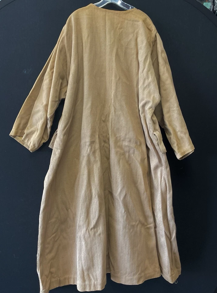 Antique Early 1900s Tan Masonic Robe Medieval Viking Tunic Medium - Image 2 of 4