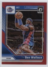 2024-25 Panini Donruss Optic Legends Red Prizm 73/99 Ben Wallace #230 HOF 1tb7