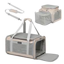 Airline Approved Pet Carrier for Cats and Small Dogs up to 15 lbs, Breathable