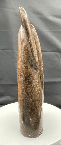"Estatua de elefante de piedra tallada Shona africana de colección Zimbabwe 11,5""" - Imagen 4 de 20