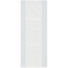Plymor 8" x 3" x 20", 2 Mil Gusseted Plastic Bags