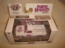 M2 Machines 1973 Chevrolet Cheyenne Super 10 - Custom Ss Purple Hornies