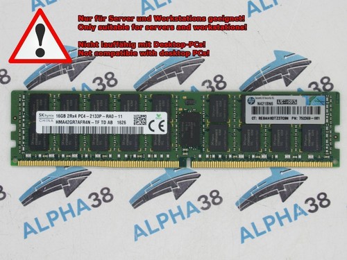 SK HYNIX 64 Go (4x 16 Go) ECC Reg DDR3-1600 Lenovo ThinkServer RD440