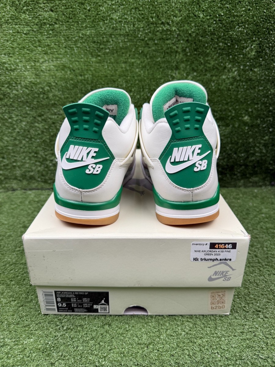 Size 8 - Jordan 4 Retro SP x Nike SB Mid Pine Green | eBay