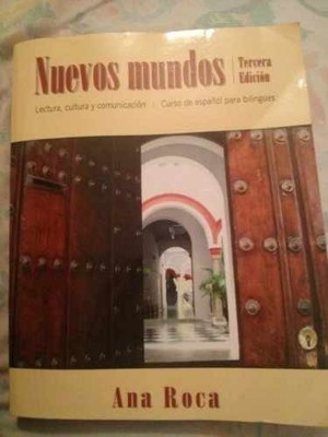Nuevos mundos: Curso de espanol para - Paperback, by Roca Ana - Acceptable