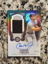 2023 Topps Dynasty Cal Ripken Jr Vertical Design B Auto /10