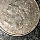 2001-D New York State Quarter mint die errors making it gold and black and gray  — photo 6