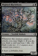 MTG Blighted Blackthorn 90 ECL Lorwyn Eclipsed Foil NM Omar Rayyan