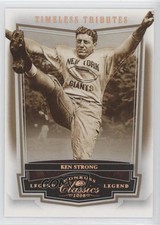 2008 Donruss Classics Legend Timeless Tributes Bronze 222/250 Ken Strong HOF 0af