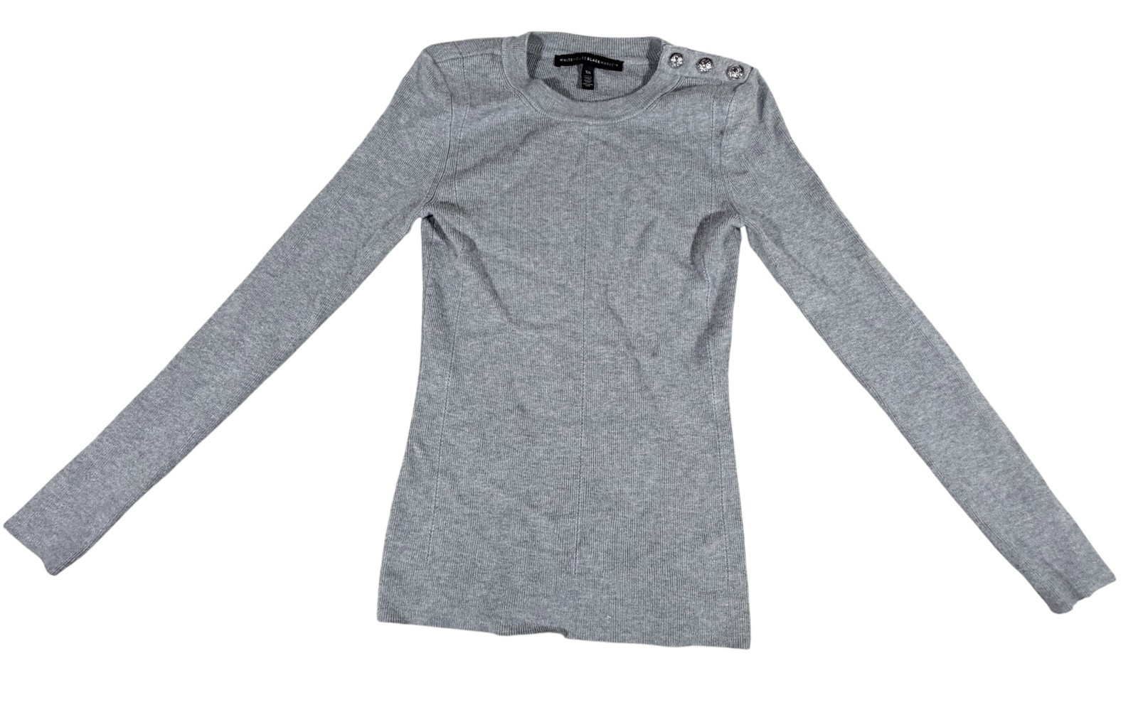 white house black market sweater long sleeve womens Gray  size XS