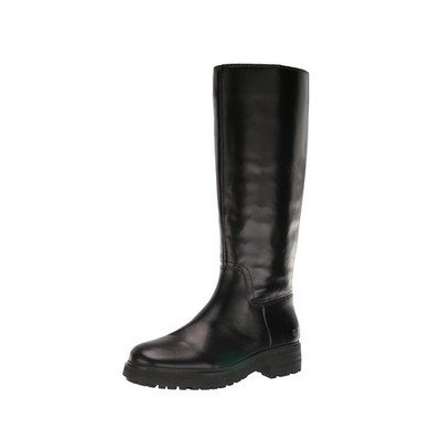 Lucky Brand Womens 8 M Black Leather Zenith Cirila Riding Boots