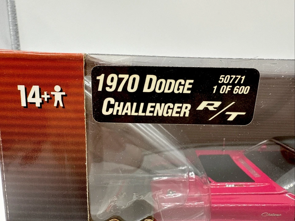 1970 DODGE CHALLENGER T/A Pink Panther HIGHWAY 61 426 HEMI 1/24 1 Of 600 RARE - Image 2 of 4