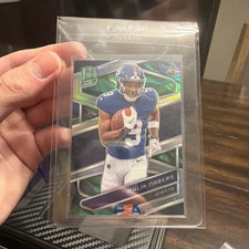 2024 Panini Spectra - Malik Nabers #5 Neon Marble Prizm /4 (RC)