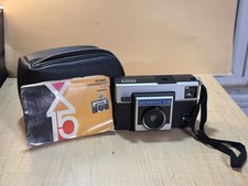 Vintage Kodak Instamatic X-15 Point  Shoot 126 Film Camera With Case