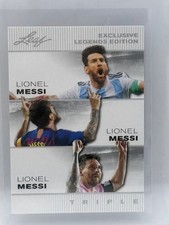 LIONEL MESSI 2024 Leaf Triple Messi Exclusive Legends Edition #ELE-49