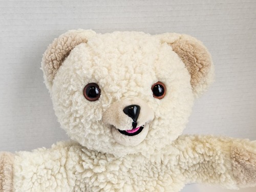 Vintage 1986 Kuschelbär Handpuppe Plüsch Russ Lever Brothers Maskottchen Werbung - Bild 4 von 8