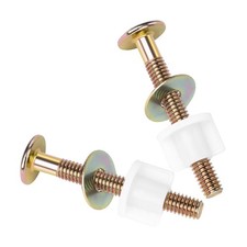 2PCS Universal Toilet Seat Screws Replacement Kit Premium Steel Toilet Seat B...