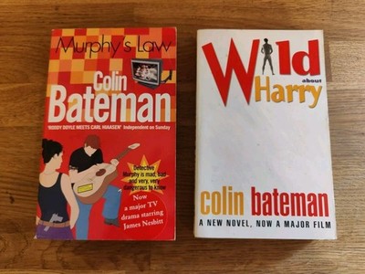 BOOK - X2 Colin Bateman Paperback Bundle Murphy's Law / Wild About Harry 
