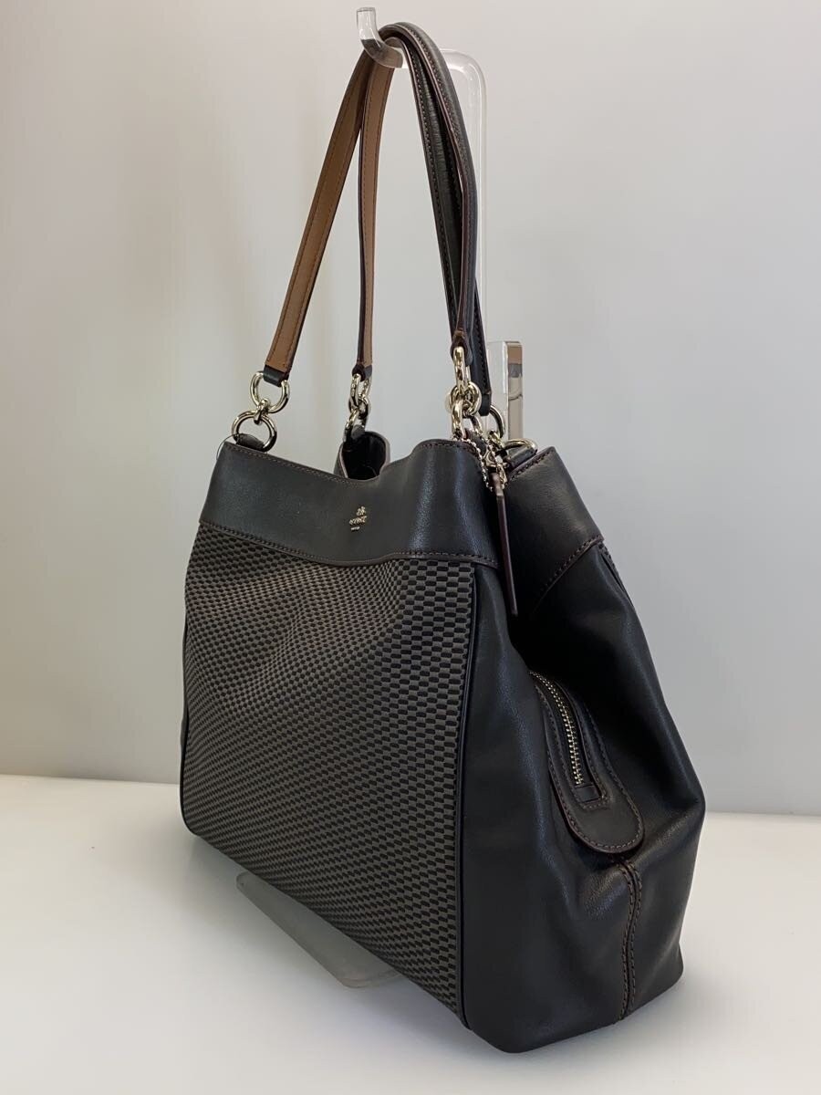 COACH Shoulder Bag in Exploded Reps Leather (NVY) thumbnail 2