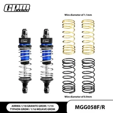 GPM 7075 Alu F/R Progressive Spring Shock ARRMA 1/18 Granite Typhon Mojave Grom