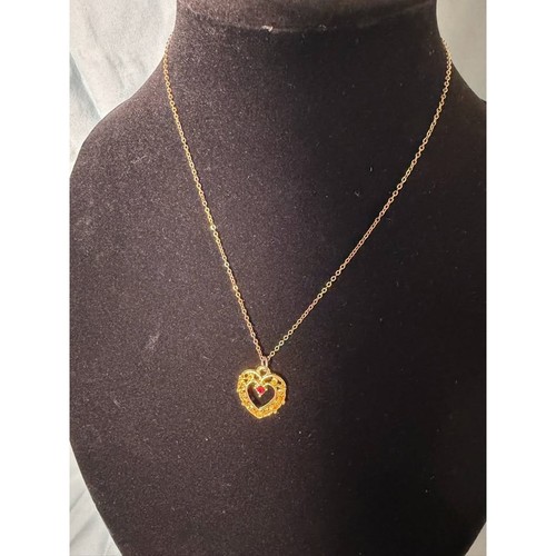 Romantic Heart Pendant Necklace (MWL16)