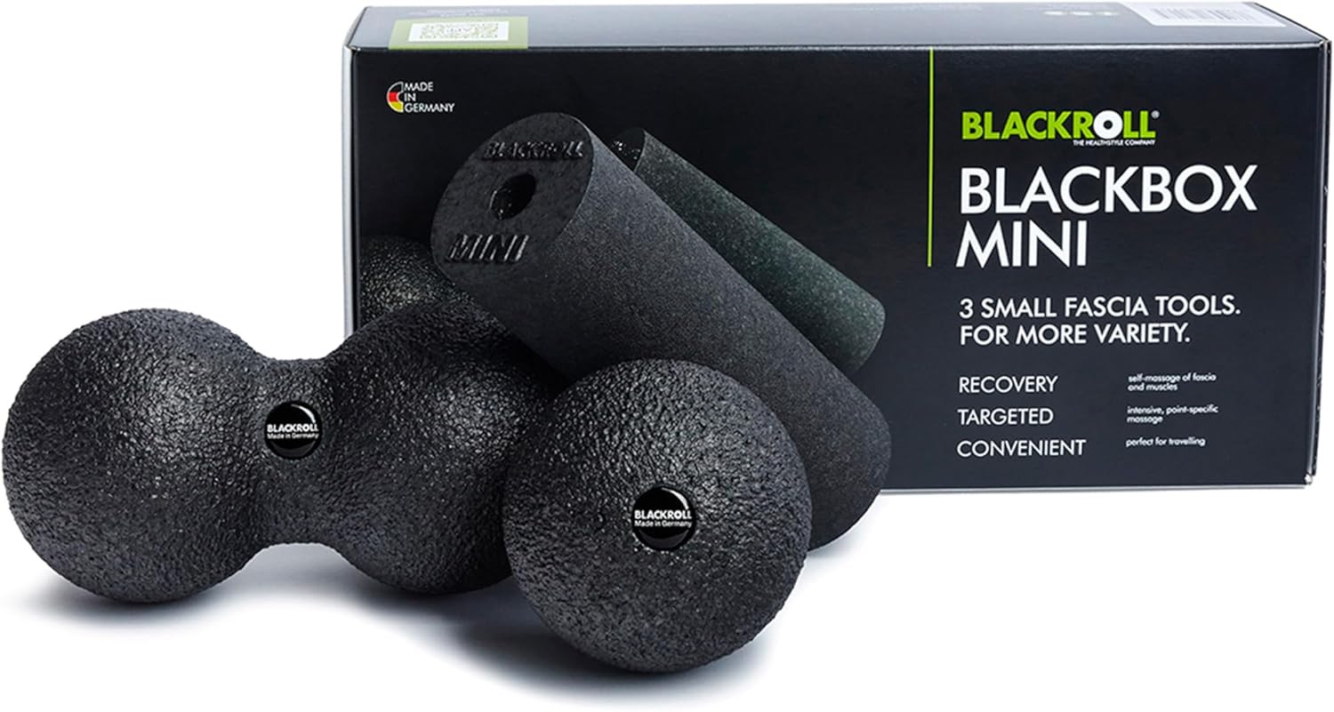 BLACKROLL® BLACKBOX, Faszienrollen-Set Für Die Selbstmassage, Set Mit Verschiede