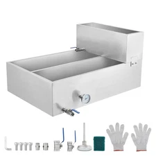 Maple Syrup Evaporator Pan 24x36x18.5'' Stainless Steel Maple Syrup Boiling Pan