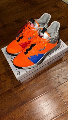 Nike PG 3 NASA Orange Men s Size 9.5   Paul George Basketball Shoes/Gently Worn