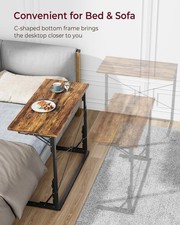 Table Tv Tray Portable Desk Trays 31.5"folding Foldable For Eating On Couch