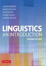 LINGUISTICS: AN INTRODUCTION By Andrew Radford & Martin Atkinson Mint Condition