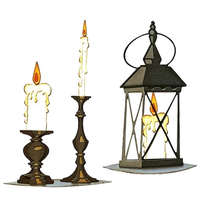 Candles Metal Cutting Dies Diy Scrapbooking Card Making Crafting-image
