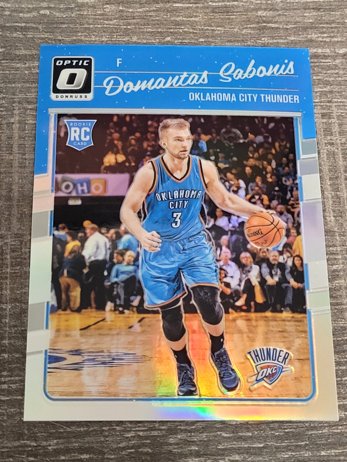 2016-17 Panini Donruss Optic Domantas Sabonis #161 Holo Silver Prizm RC Rookie