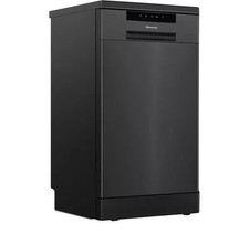 Image of HISENSE HS523E15BUK Slimline Dishwasher - Black - REFURB-C