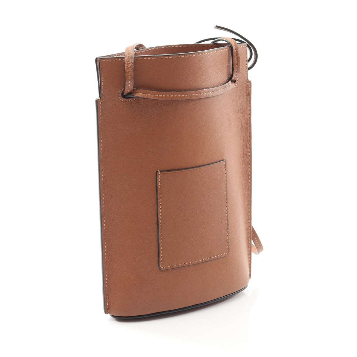 LOEWE Dice pocket Crossbody Shoulder Bag C630R12X01 leather Brown