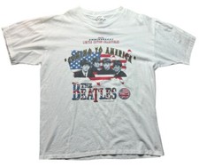 Vintage 1994 The Beatles Coming To America T-Shirt Single Stitch Made In USA