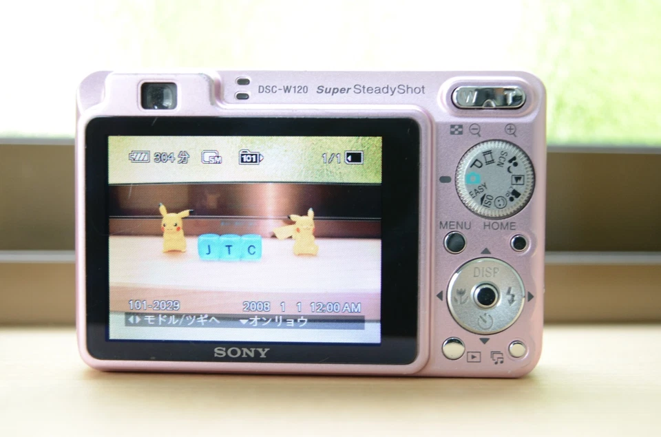 [Excellent +5] Sony Cyber-Shot DSC-W120 pink Digital Camera Japanese language - Image 3 of 4
