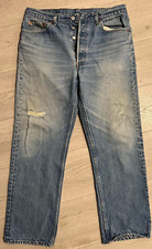Vintage Levis 501 Jeans Mens 34x27 Blue Original Shrink to Fit Made In USA 1986