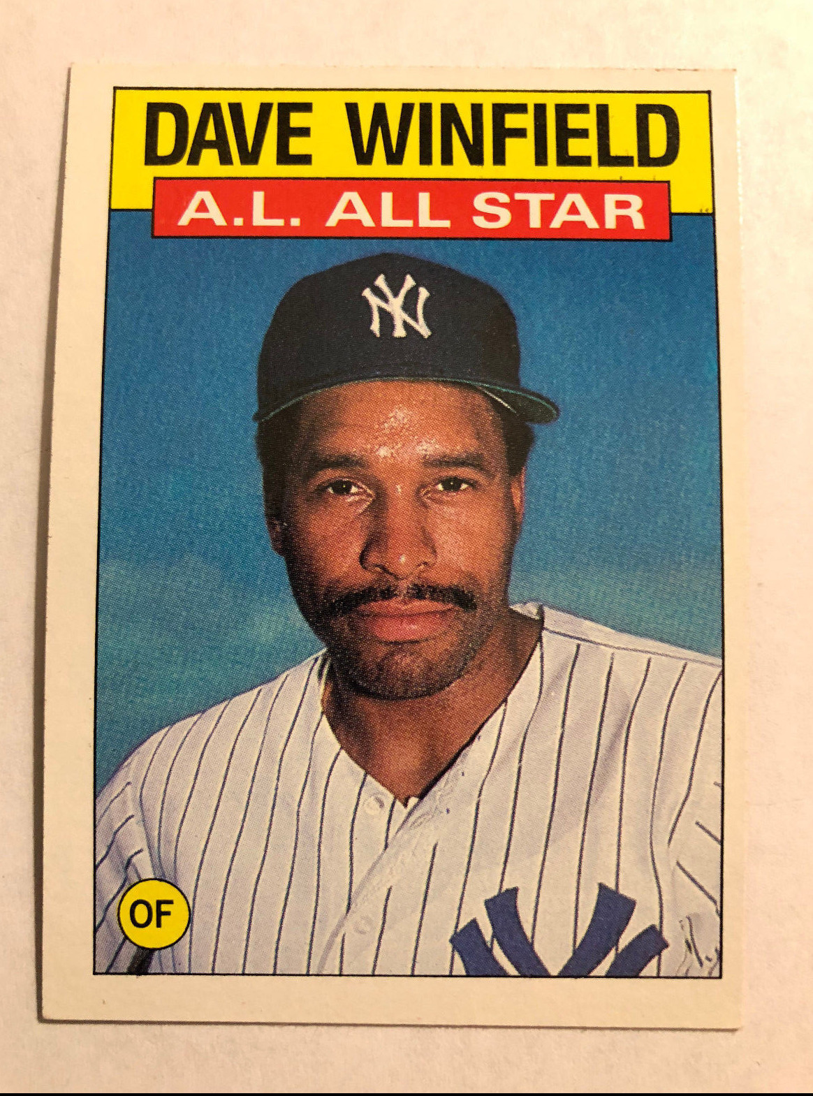 1986 Topps A.L. All-Star Dave Winfield #717 Yankees
