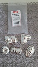 5 x Formen TIF Schmuckform Schmelzolan Schmelzgranulat Metall Basteln Kinder