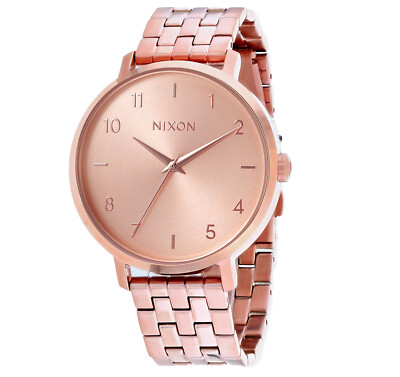Nixon Women's Arrow Rose gold Dial Watch A109-0897