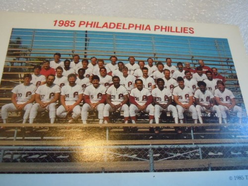 Vintage Philadelphia Phillies Baseball Team Tastykake Card 1985 - Picture 5 of 10