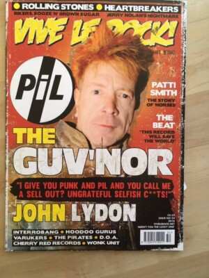 VIVE LE ROCK MAGAZINE -ISSUE 54 JOHN LYDON/R.STONES/DOA/BEAT/HEARTBREAKERS ETC