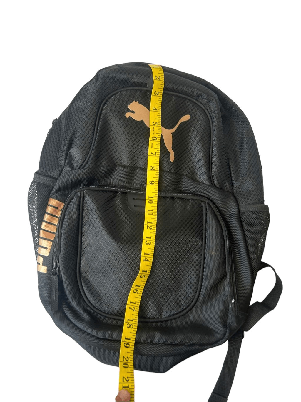 Puma contender backpack - preworn but lots life still left black and copper oran image 9