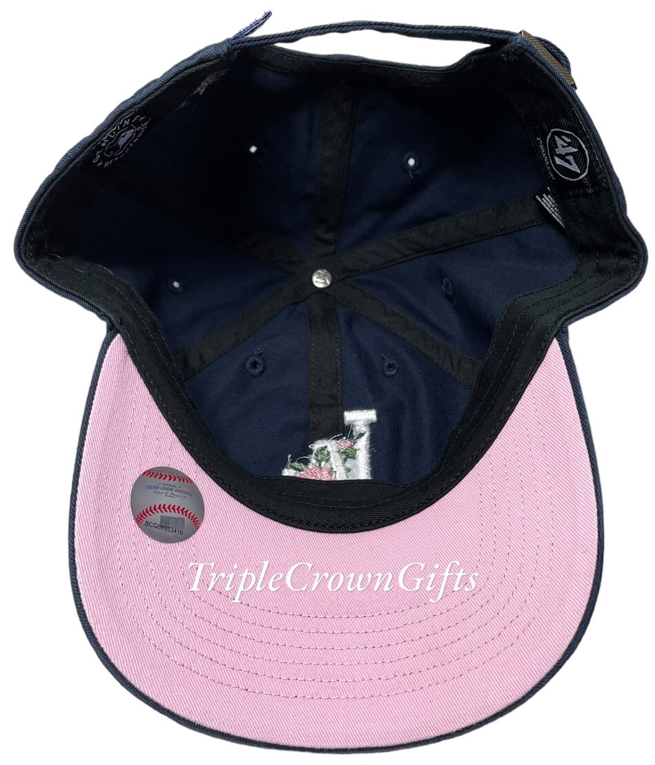 MLB Los Angeles Dodgers ('47 Brand) Pink Thorn Clean Up Hat