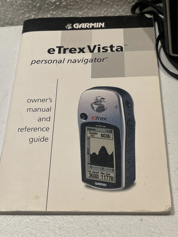 Garmin eTrex Vista Portable Handheld GPS Hiking Companion CLEAN WORKS #Z7 - Image 3 of 4