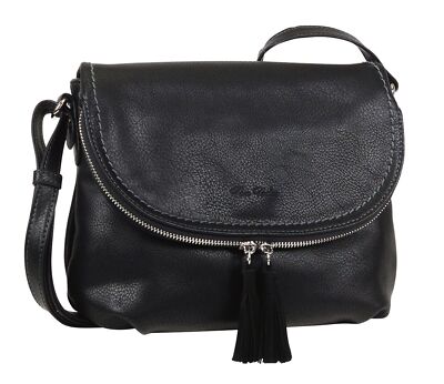 TOM TAILOR Lari Cross Bag M Umhängetasche Schultertasche Tasche Black schwarz