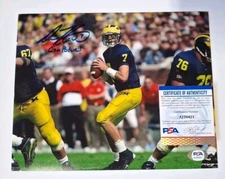 Drew Henson Signed Autographed 8X10 Photo COA  Psa DNA Aj20421