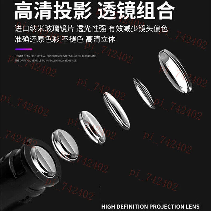 Kit de proyector láser HD de luz LED para puerta de coche de 2 piezas para Maserati GranTurismo 2012-2019 Foto 4 de 4