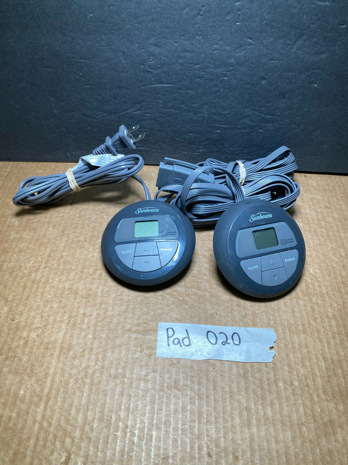 Sunbeam electric blanket dual cord replacement controllers gray Z85KQ | eBay