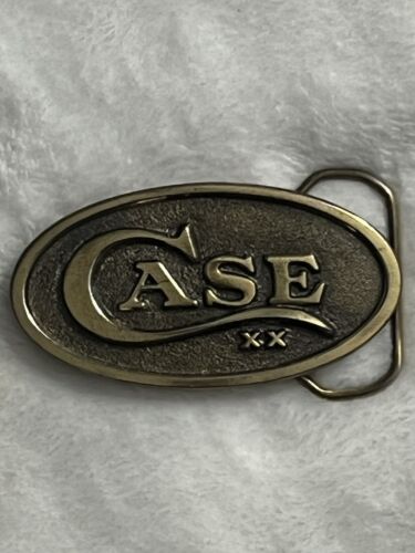 Vintage Case XX  Belt Buckle Brass W. R. Case & So